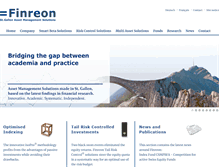 Tablet Screenshot of finreon.ch